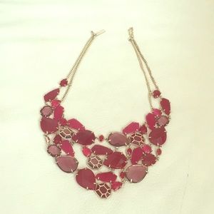 Kendra Scott Red Statement Necklace